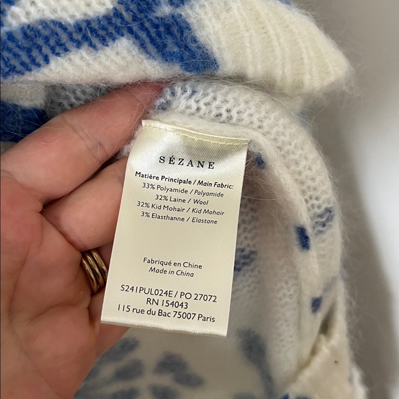Sézane Pelagie Sweater XL - Picture 3 of 3